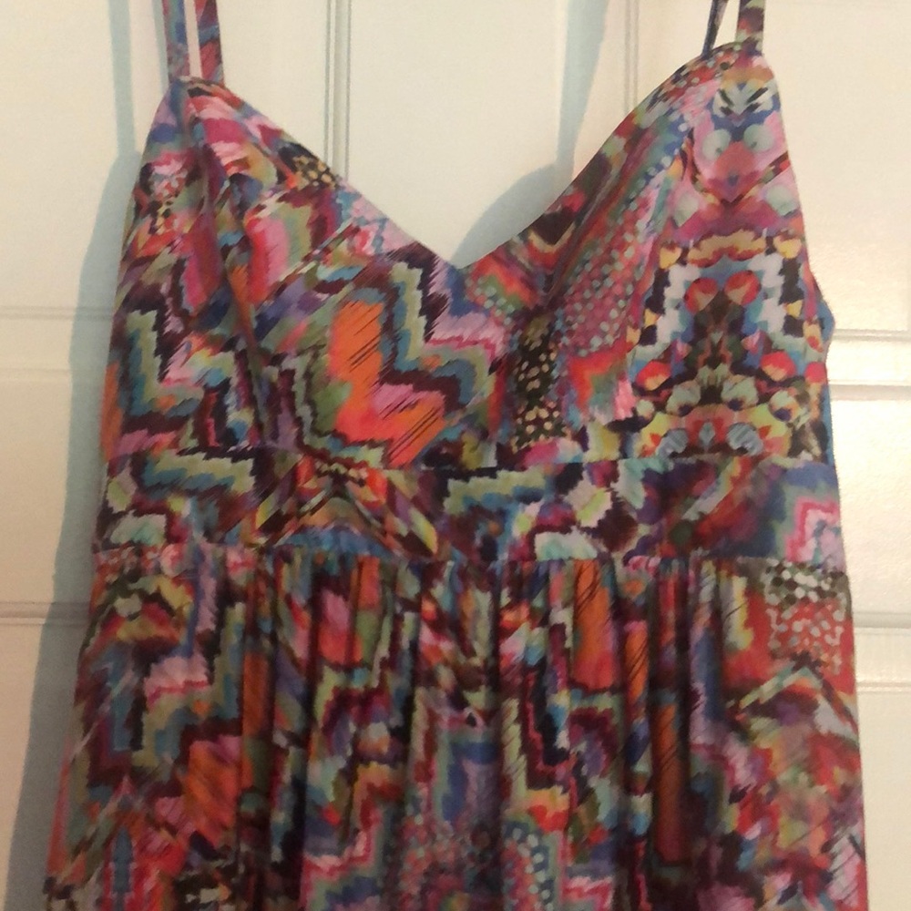 Multi Pattern Maxi Dress - image 2